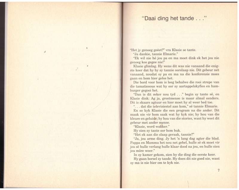 Dinge met tande  --  Leo Bekker