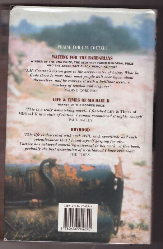 Disgrace - J. M. Coetzee