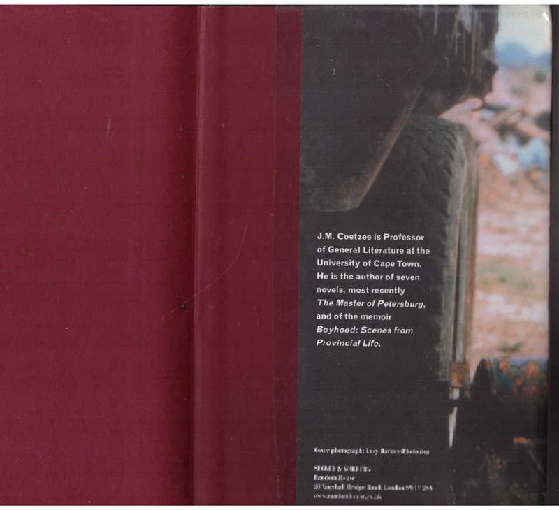 Disgrace - J. M. Coetzee