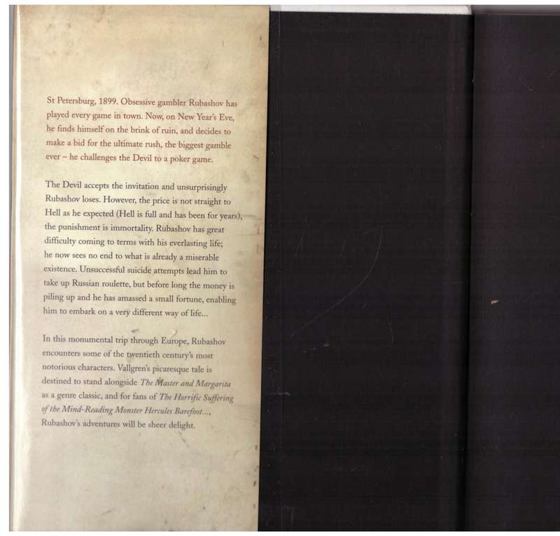Documents Concerning Rubashov the Gambler: A Novel  --  Carl-Johan Vallgren