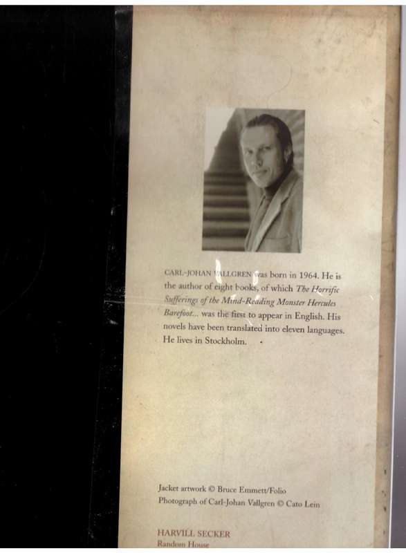 Documents Concerning Rubashov the Gambler: A Novel  --  Carl-Johan Vallgren
