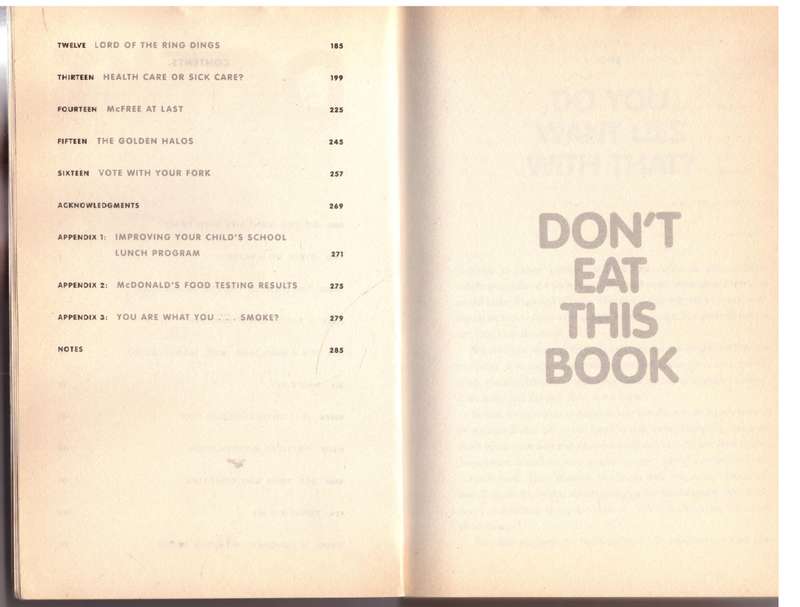 Don't Eat This Book - Morgan Spurlock