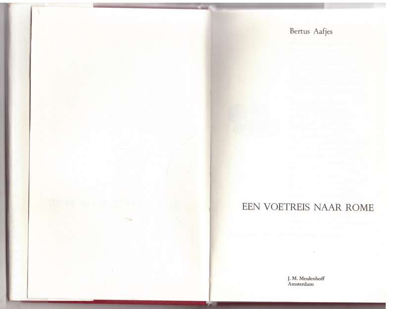 Een voetreis naar Rome - Bertus Aafjes