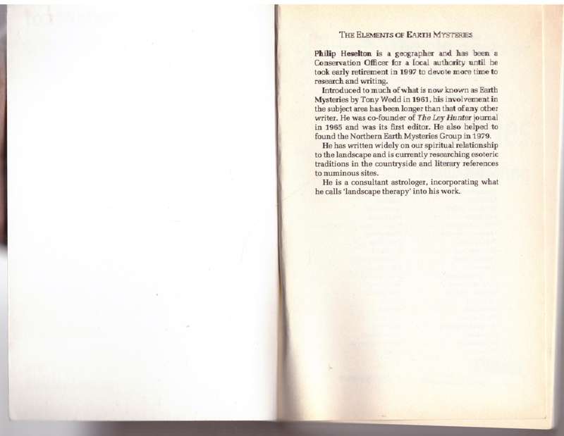 The Elements of Earth Mysteries - Philip Heselton