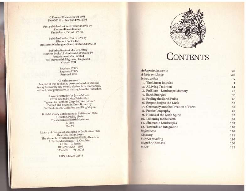 The Elements of Earth Mysteries - Philip Heselton