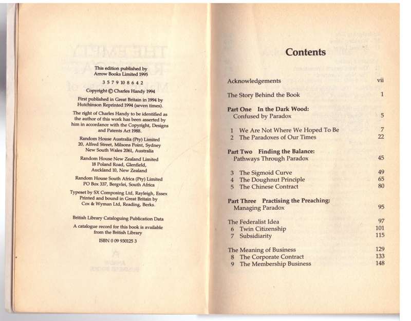 The Empty Raincoat: : Making Sense of the Future  --  Charles Handy