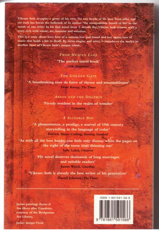 An Equal Music - Vikram Seth