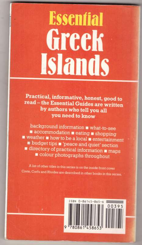 Essential Greek Islands (AA Essential)  -- Arthur Eperon