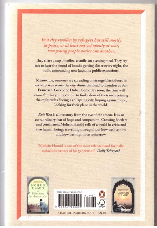 Exit West -- Mohsin Hamid