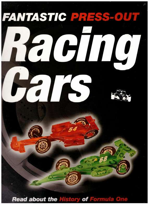 Fantastic Press-Out Racing Cars