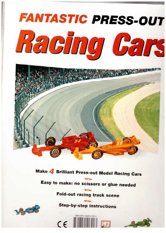 Fantastic Press-Out Racing Cars
