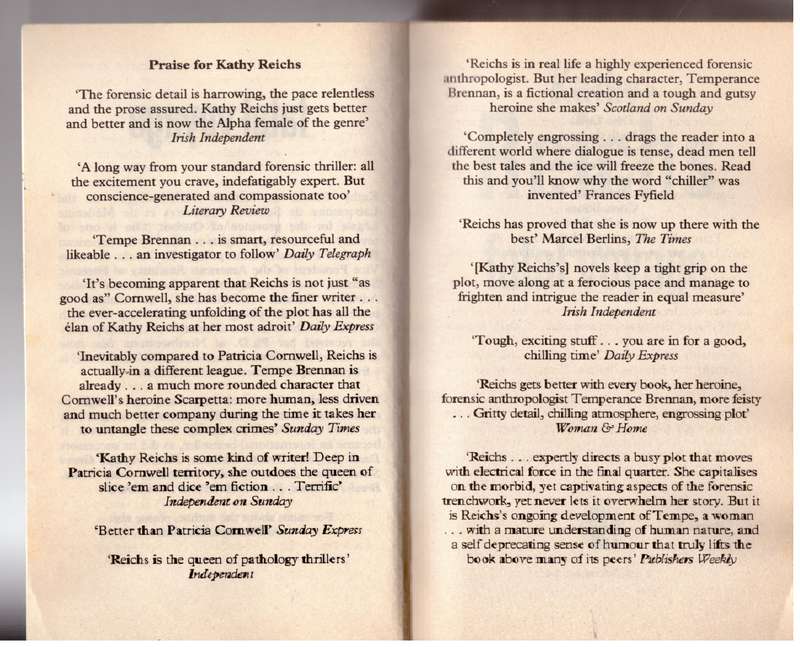Fatal Voyage  --  Kathy Reichs