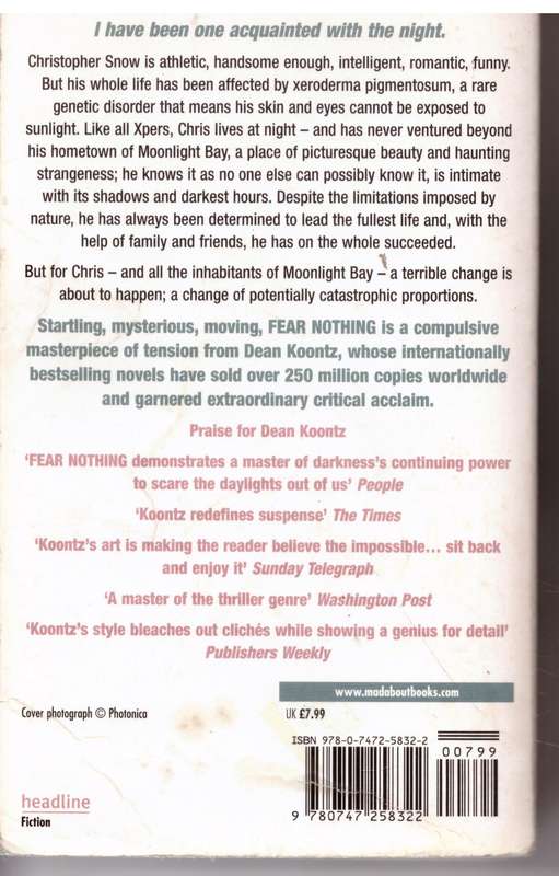 Fear Nothing  --  Dean Koontz