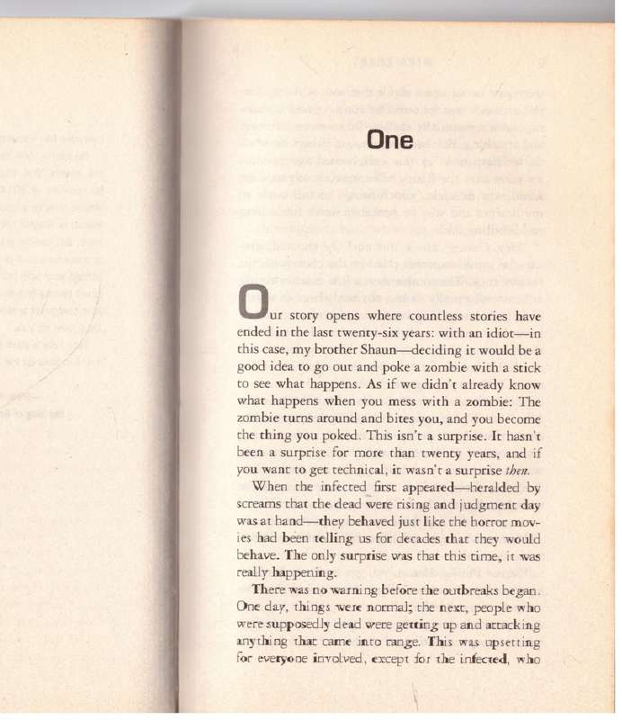 Feed: The Newsflesh Trilogy: Book 1 -- Mira Grant
