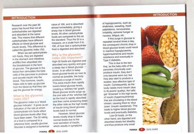 The Femina GI and GL guide  --  Gabi Steenkamp, Liesbet Delport