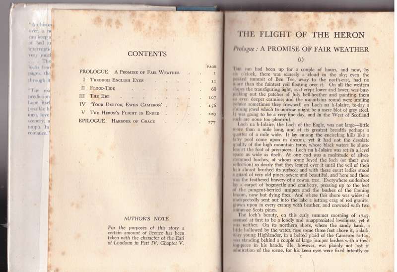 The Flight of the Heron (Jacobite #1) -- D. K. Broster
