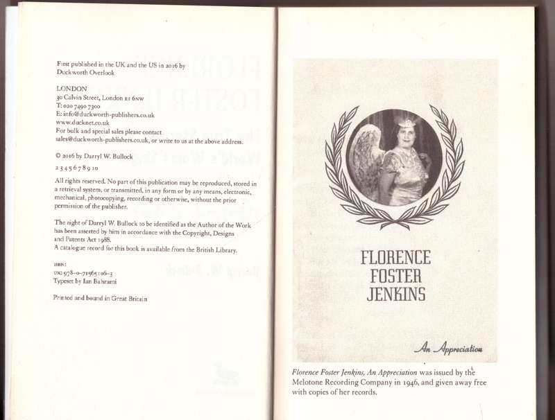 Florence Foster Jenkins: The Life of the World's Worst Opera Singer - Darryl W. Bullock