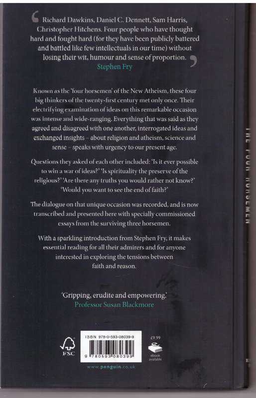 The Four Horsemen - Christopher Hitchens, Richard Dawkins, Sam Harris, Daniel C. Dennett