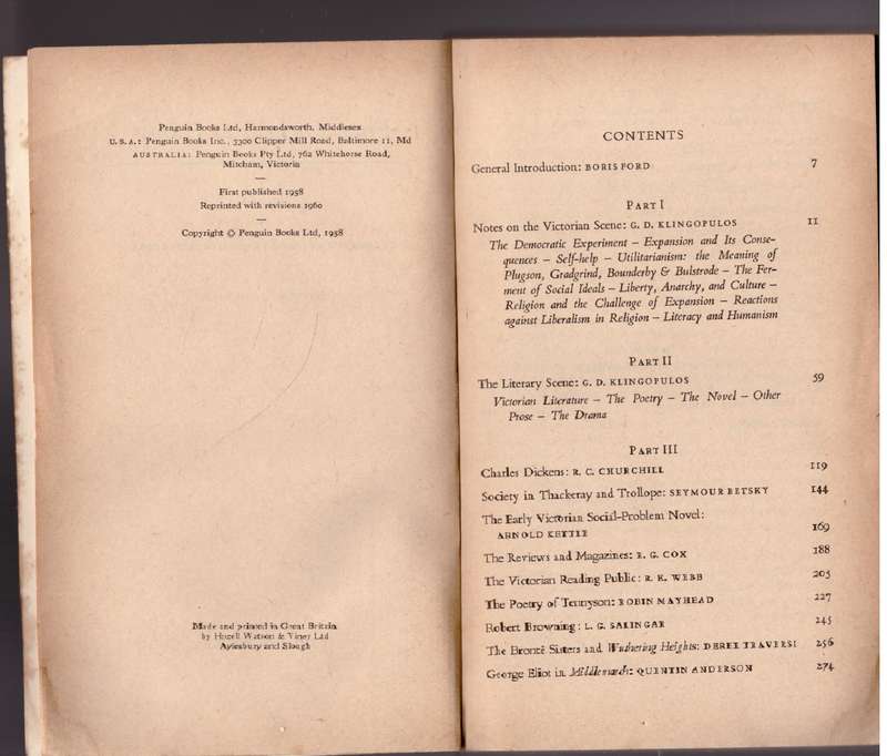 A Guide to English Literature #6: From Dickens to Hardy -- Boris Ford [Editor]