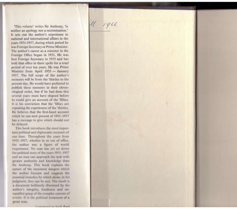 Full Circle: The Memoirs of Anthony Eden