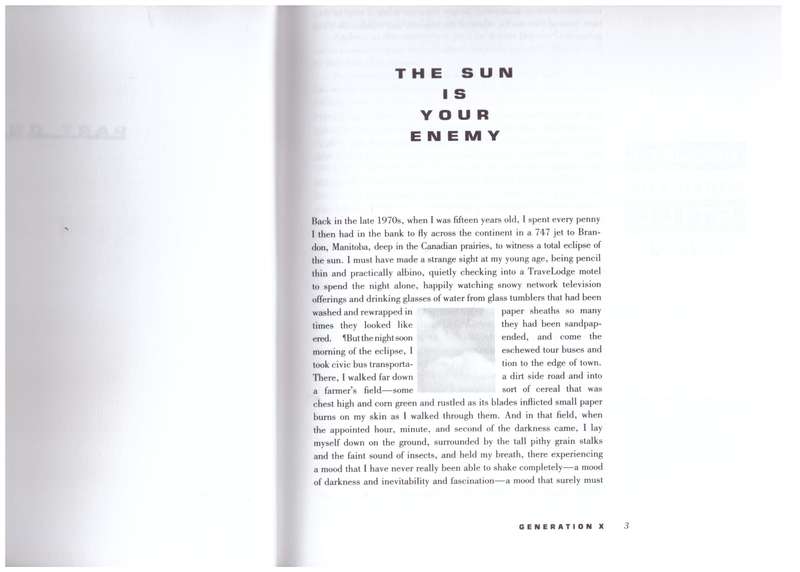 Generation X: Tales for an Accelerated Culture   Douglas Coupland