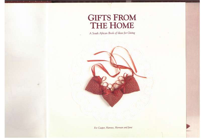 Gifts from the Home: A South African Book of Ideas for Giving -- Anika Pretorius
