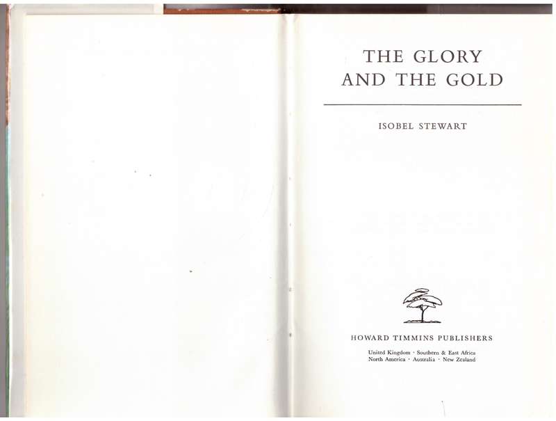 The Glory and the Gold --  Isobel Stewart