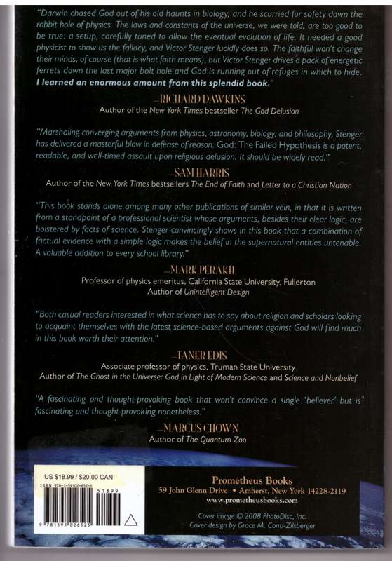 God - The Failed Hypothesis: How Science Shows That God Does Not Exist - Victor J. Stenger