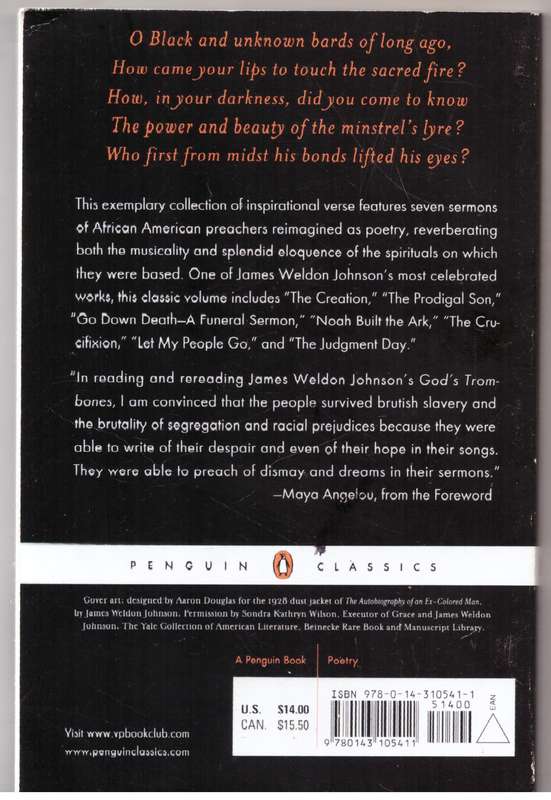 God's Trombones: Seven Negro Sermons in Verse - James Weldon Johnson