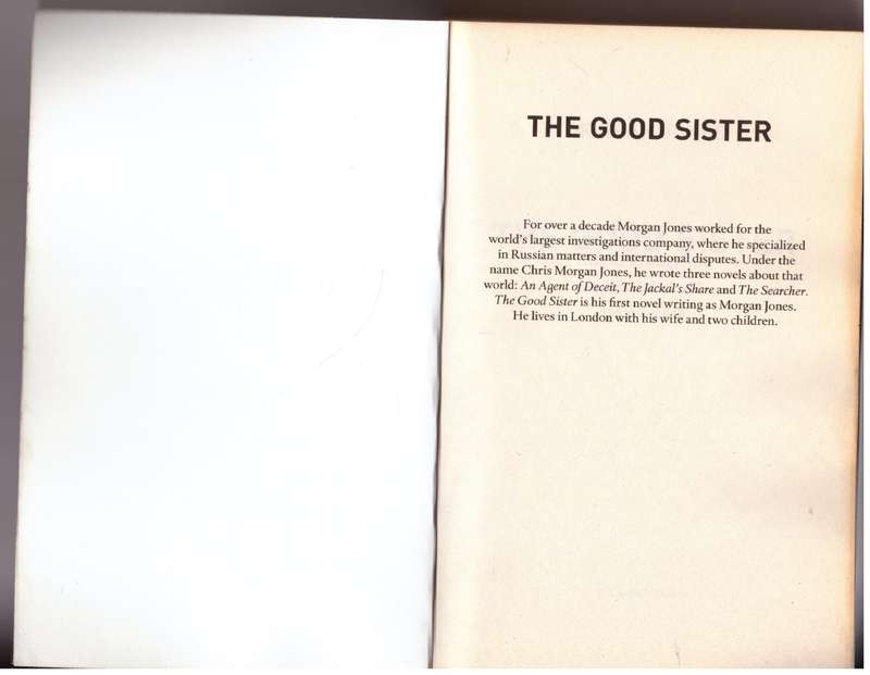 The Good Sister -- Morgan Jones