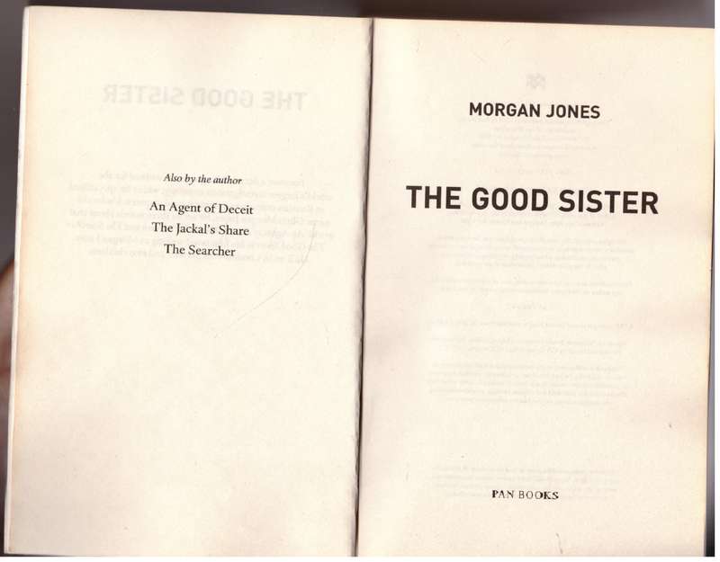 The Good Sister -- Morgan Jones