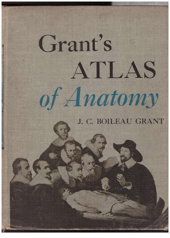 Grant`s Atlas of Anatomy -- J. C. Boileau Grant
