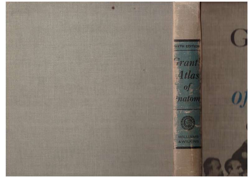 Grant`s Atlas of Anatomy -- J. C. Boileau Grant