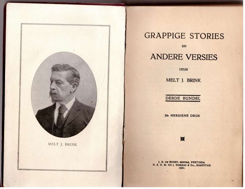 Grappige stories en andere versies, Derde Bundel -- Melt J. Brink