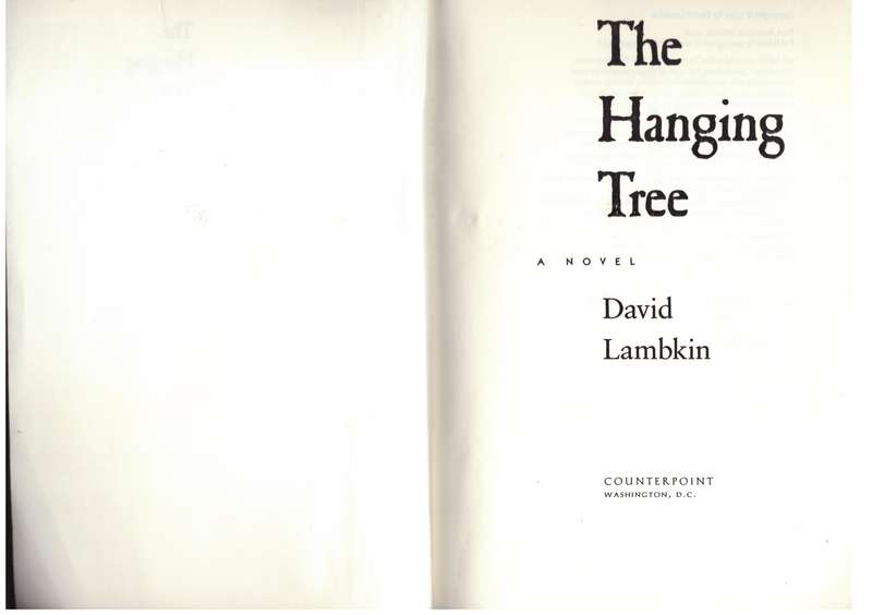 The Hanging Tree ~ David Lambkin