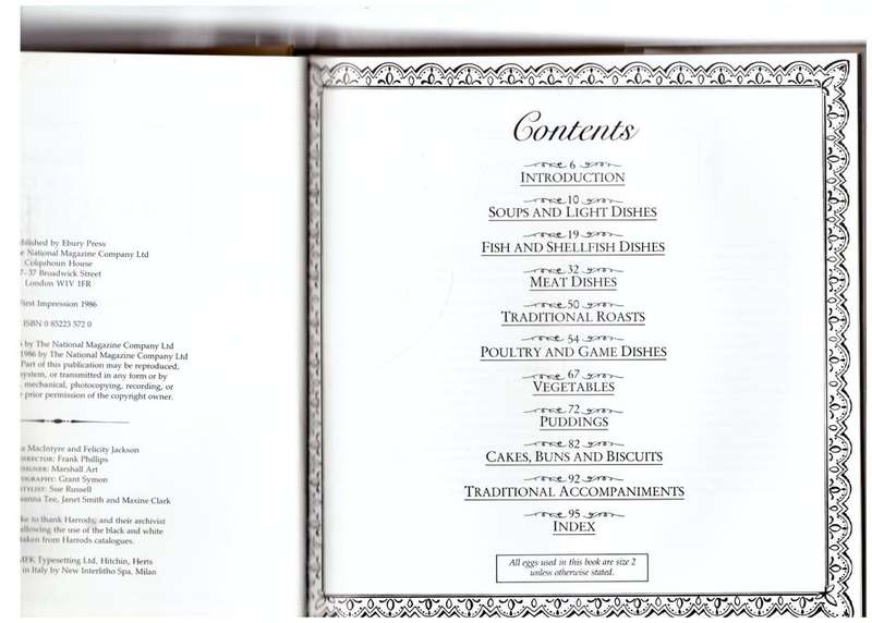 Harrods Book of Traditional English Cookery -- Hilary Walden