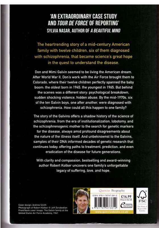 Hidden Valley Road: Inside the Mind of an American Family --  Robert Kolker