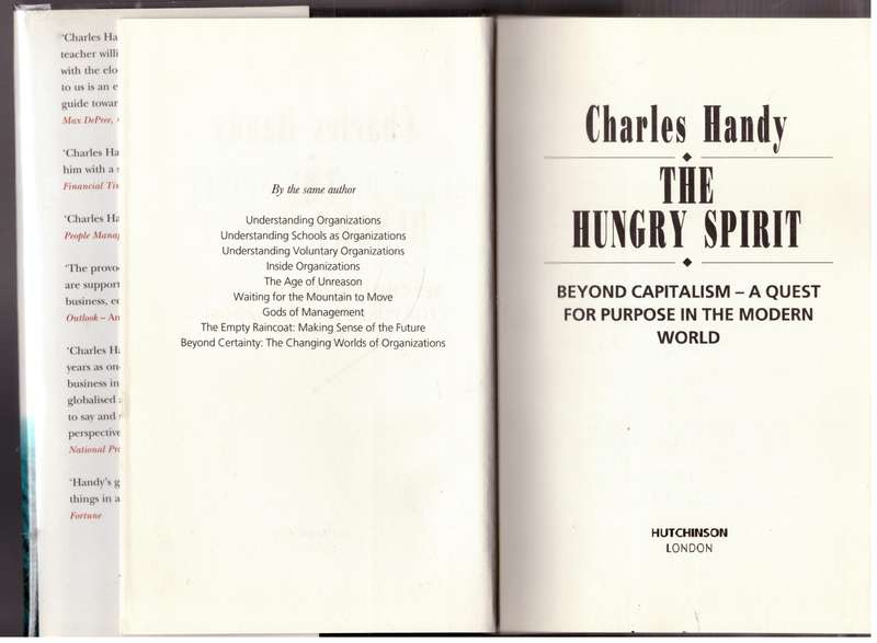 The Hungry Spirit  --  Charles Handy