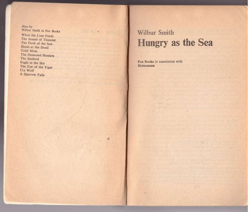 Hungry as the Sea -- Wilbur Smith