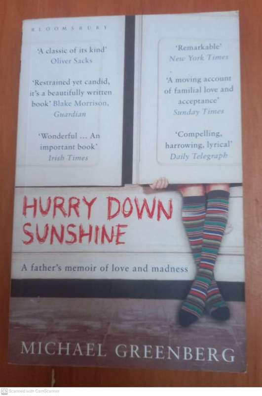 Hurry Down Sunshine: A Father's Memoir of Love and Madness -- Michael Greenberg