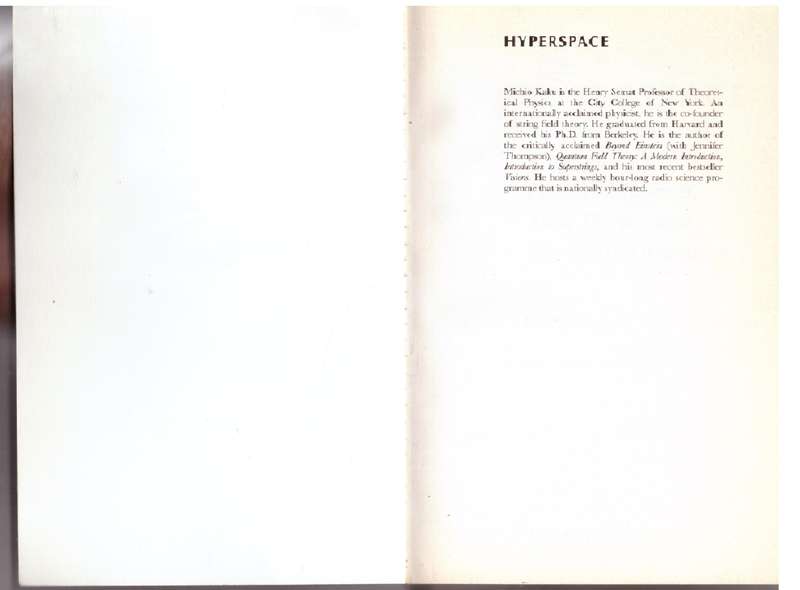 Hyperspace - Michio Kaku