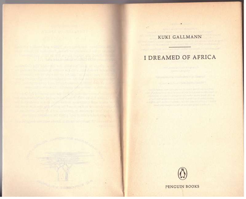 I Dreamed of Africa -- Kuki Gallmann
