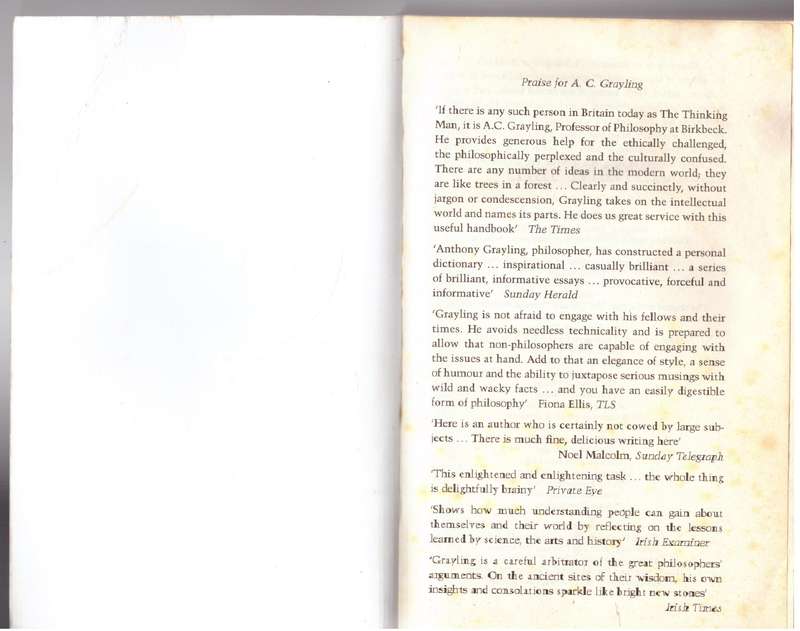 Ideas That Matter: A Personal Guide for the 21st Century - A.C. Grayling
