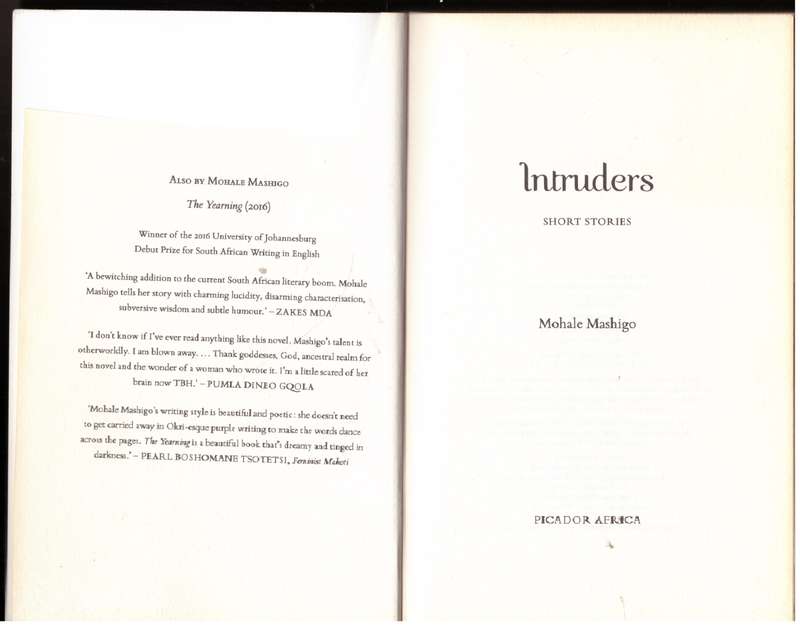 Intruders - Mohale Mashigo