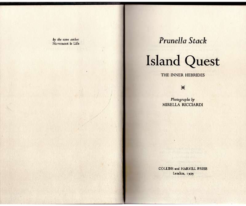 Island quest: The Inner Hebrides -- Prunella Stack