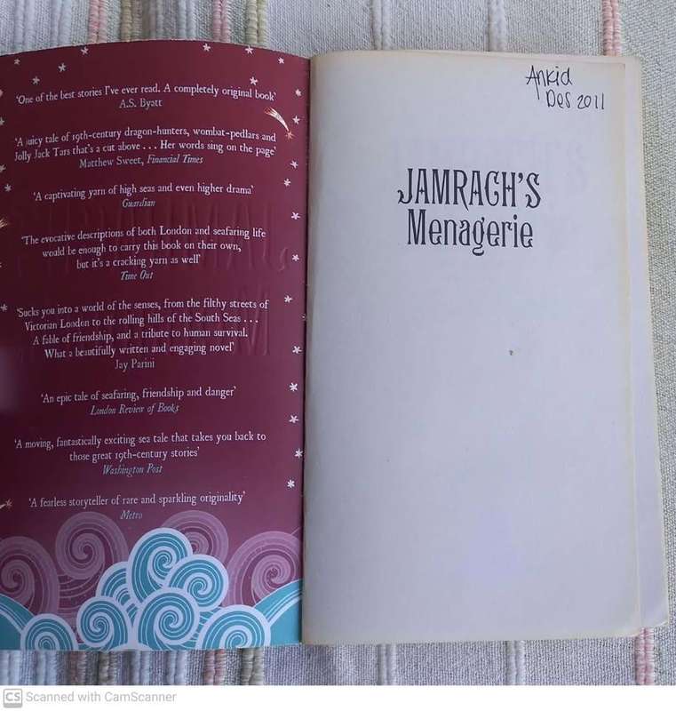 Jamrach's Menagerie -- Carol Birch