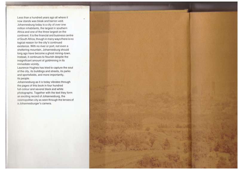Johannesburg, the Cosmopolitan City  -- Laurence Hughes