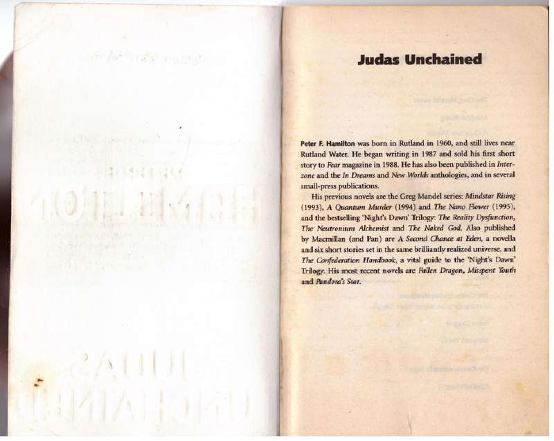 Judas Unchained: Commonwealth Saga 2 -- Peter F. Hamilton