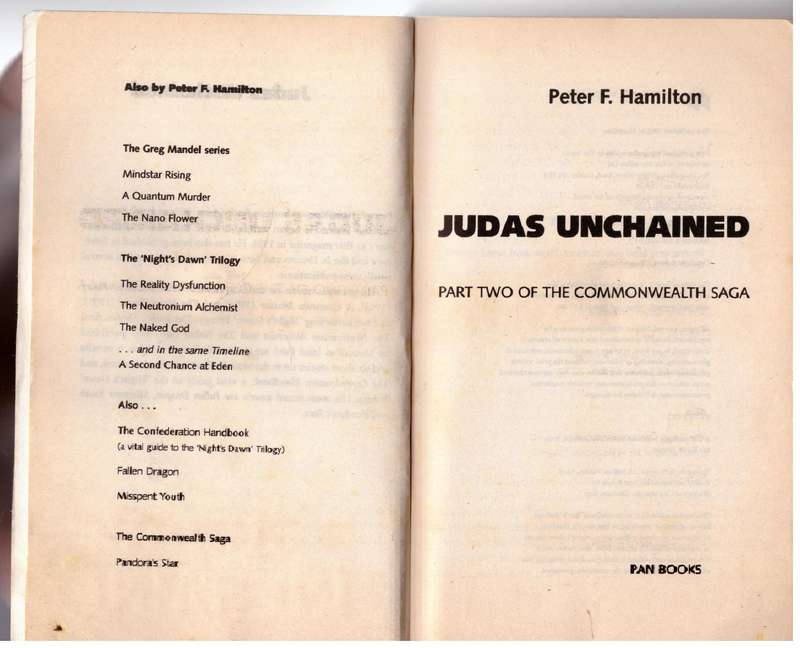 Judas Unchained: Commonwealth Saga 2 -- Peter F. Hamilton