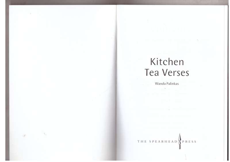 Kitchen Tea Verses  --  Wanda Palinkas